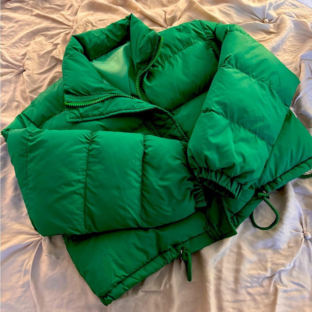 Puffer jacket Kelly Green